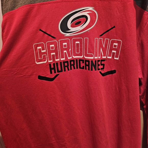 Carolina Hurricanes NHL canes- playoff hockey, Red/grey/white/black, Mens 2XL - Picture 3 of 8